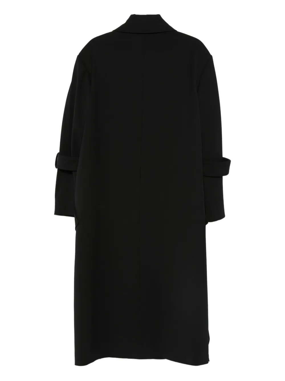 N°21 Single-breasted Coat In Black