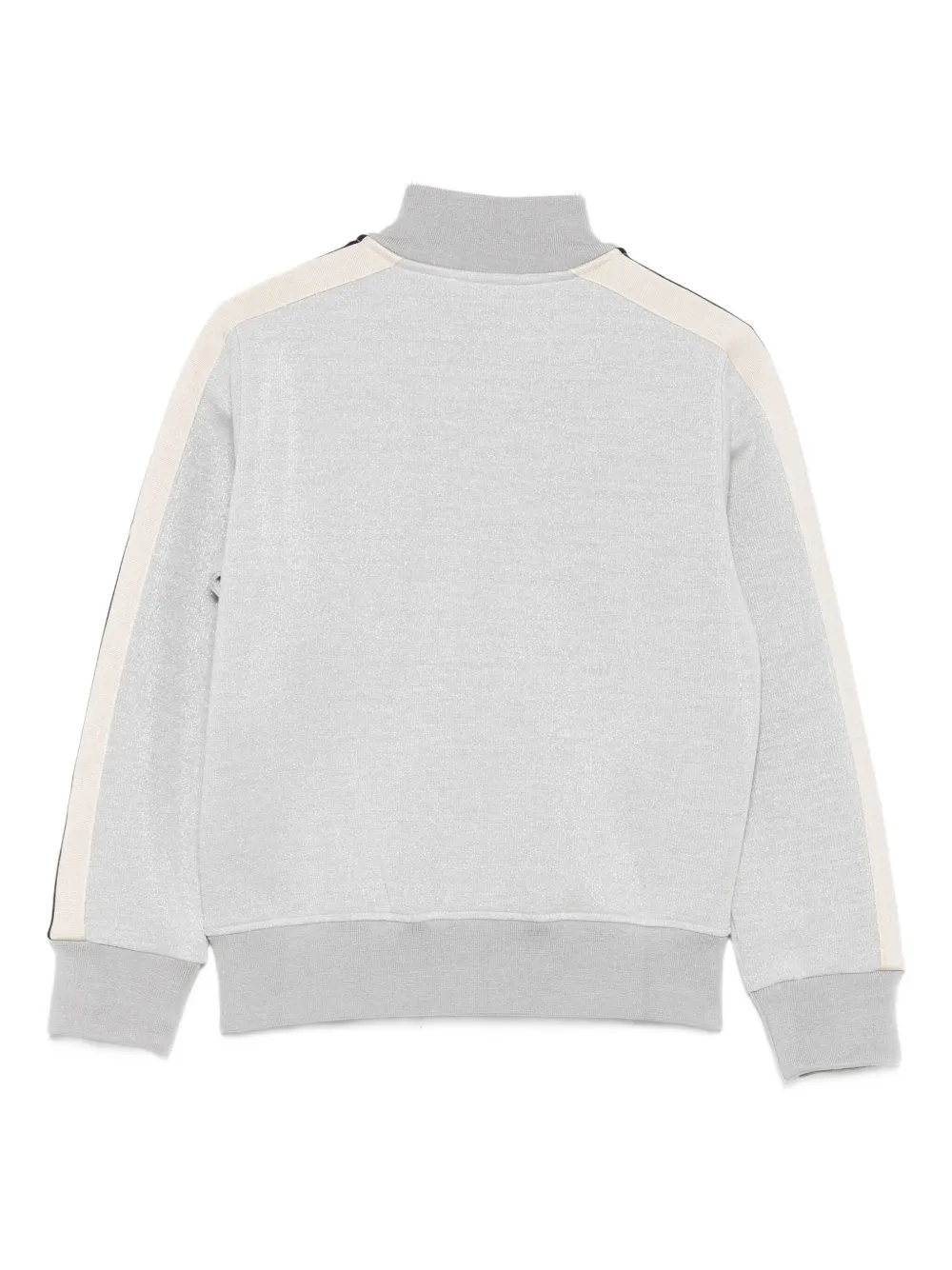 Palm Angels Lurex Track Jacket In Gray