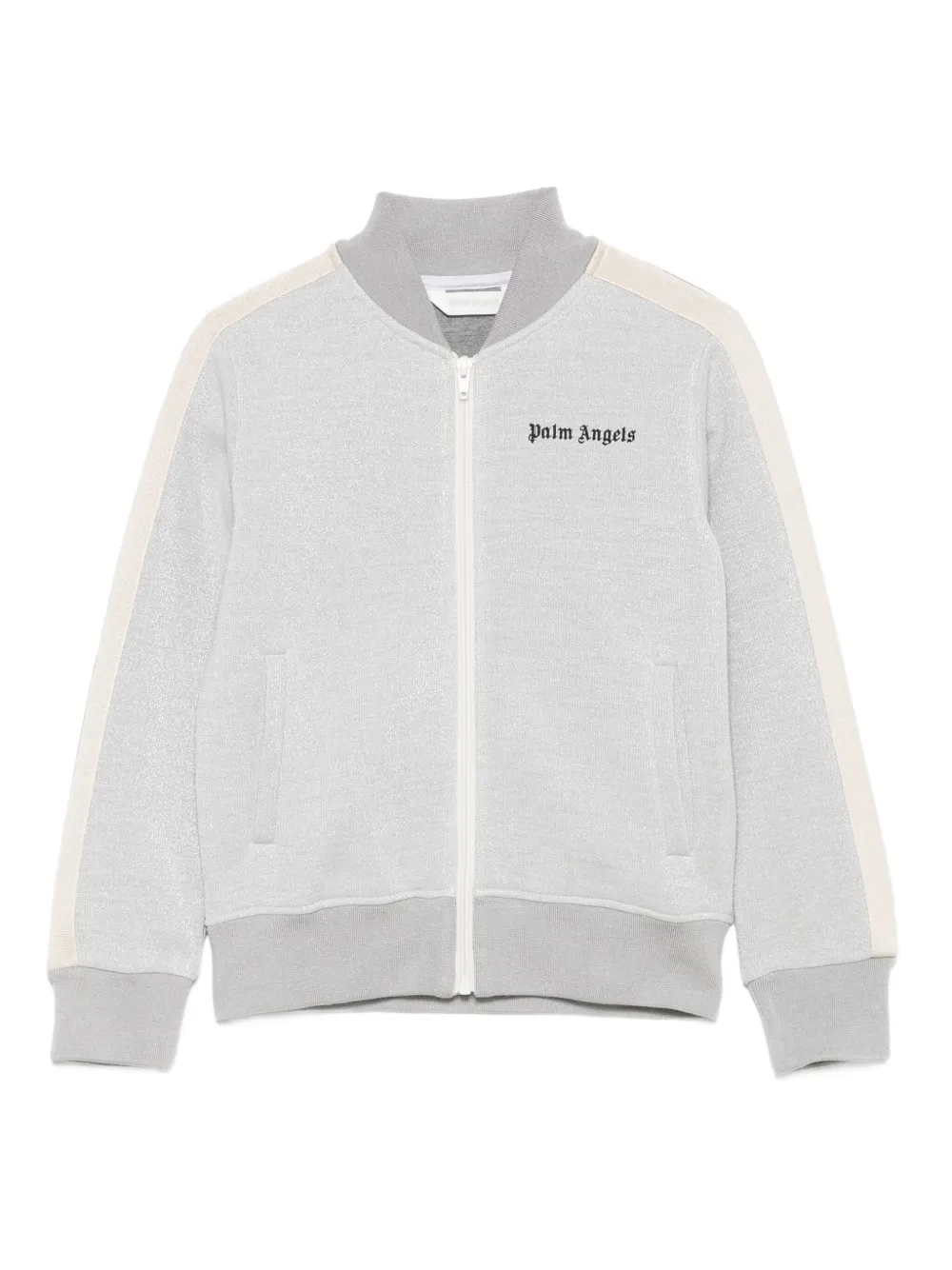 Palm Angels Kids lurex track jacket | Grey | Image 1