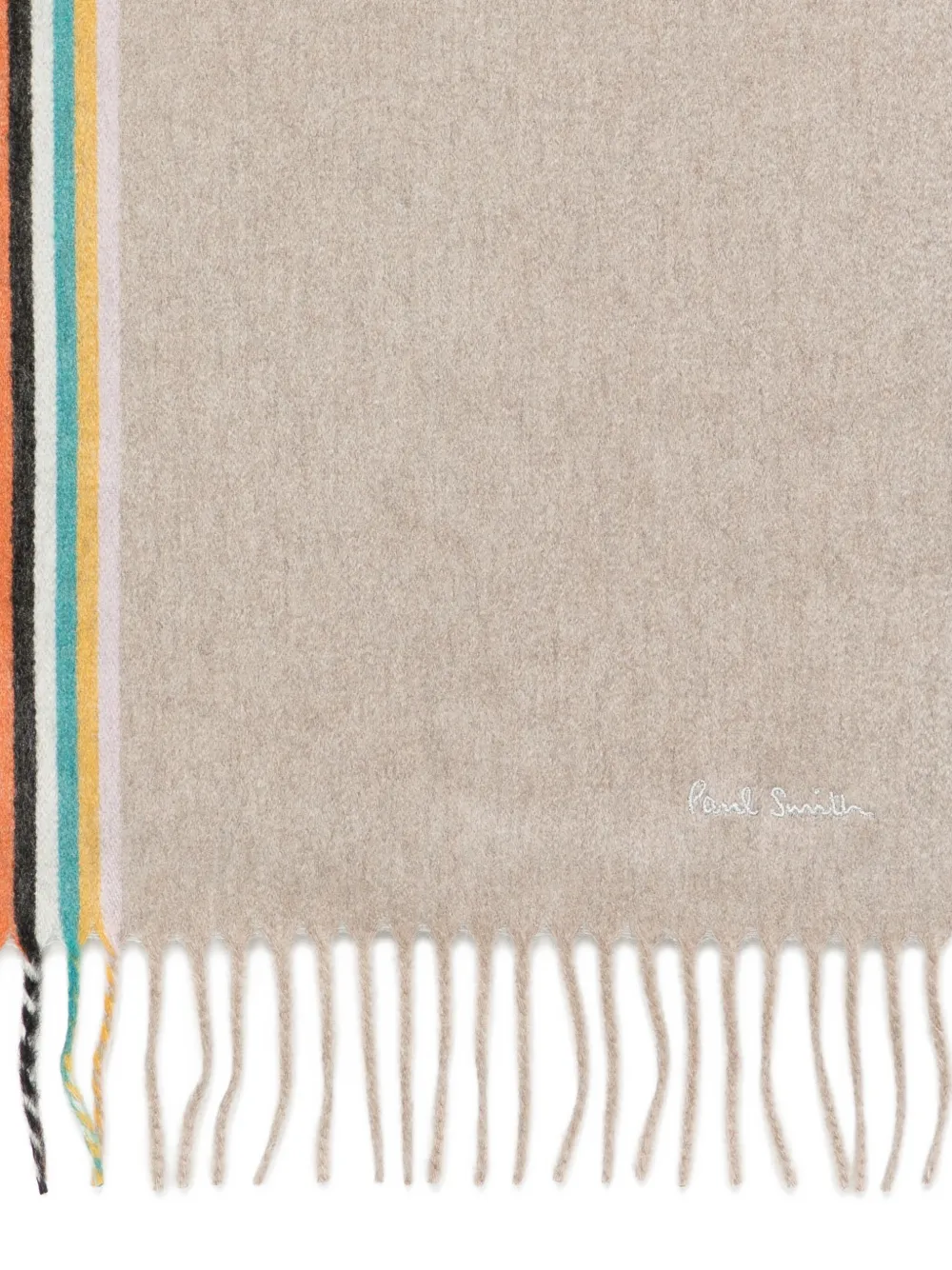 Paul Smith Sjaal met franje - Beige