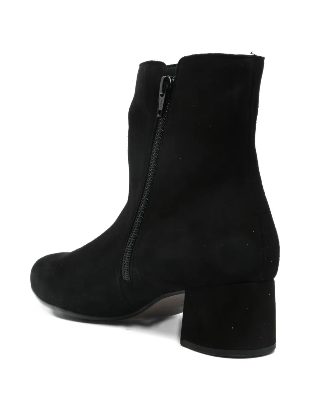  Gabor Suede Zip-fastening Boots - Black 