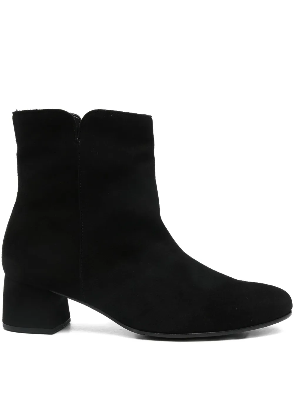 Gabor Suede Zip-fastening Boots In Black