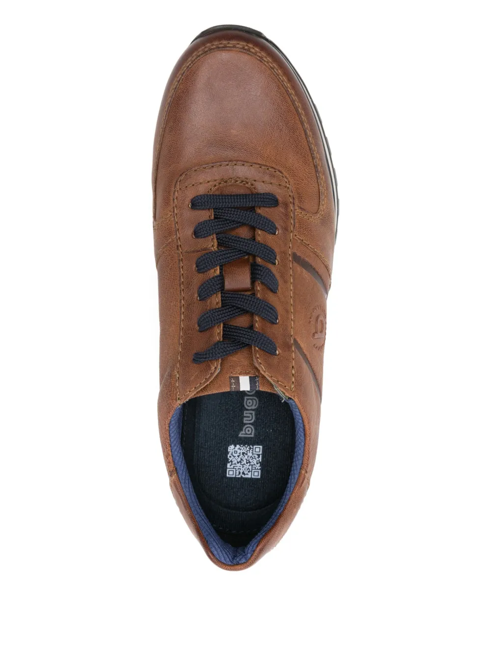 Bugatti 25mm Embossed-logo Sneakers In Brown