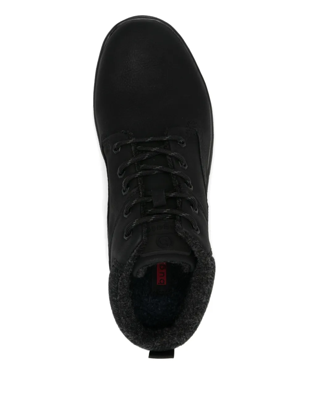 Bugatti Enkellaarzen met veters Zwart