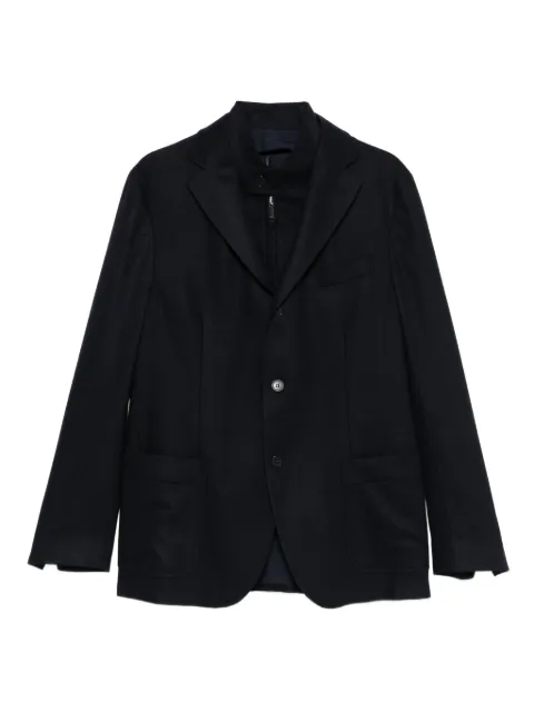 Incotex three-button patch-pocket blazer