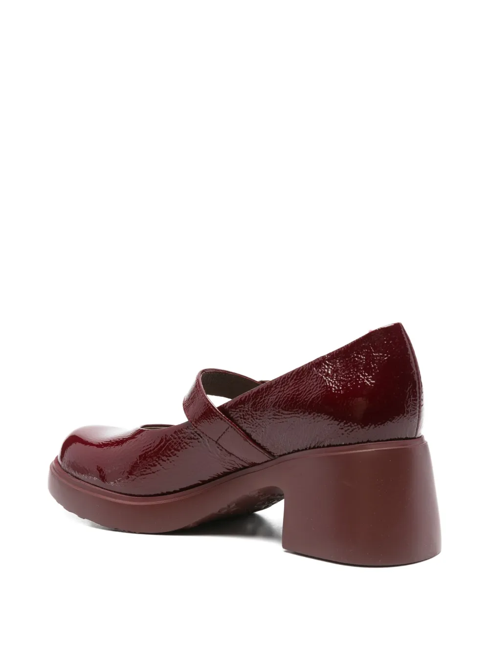 wonders 60 mm lakleren pumps met gesp Rood