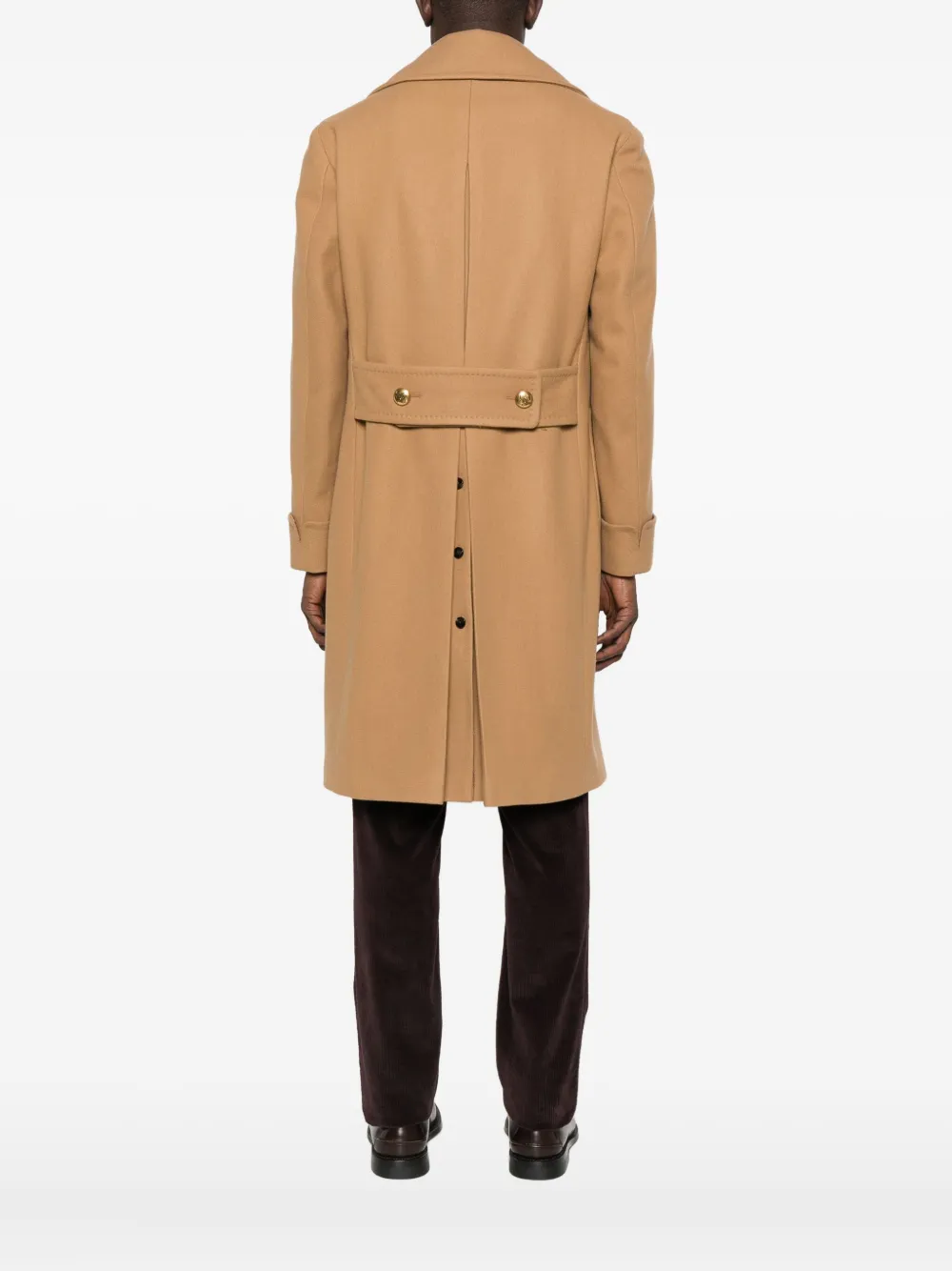 Gabriele Pasini Double-breasted Coat In Brown