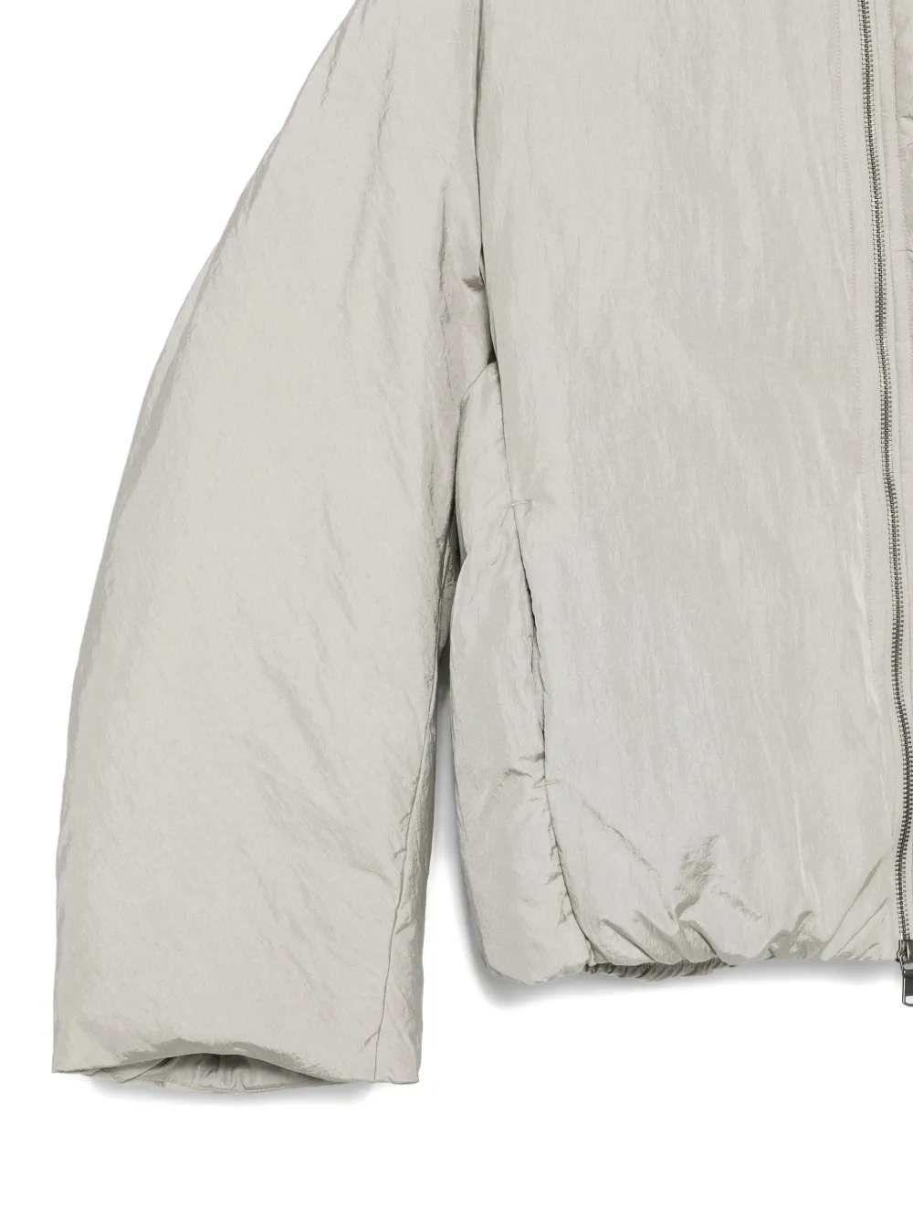 Christian Wijnants Jassiro Zip-up Puffer Jacket In White