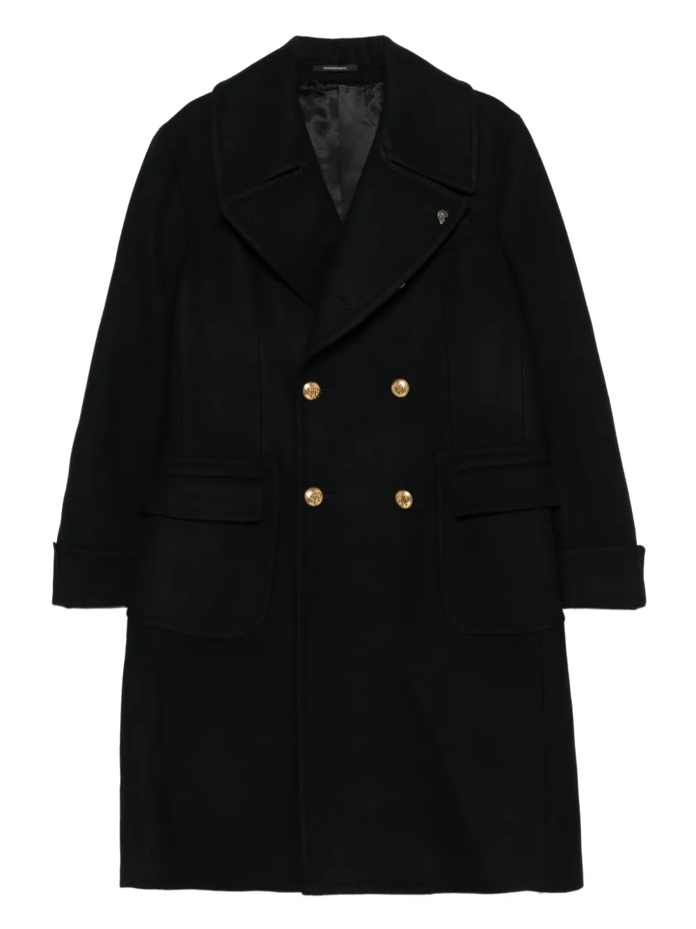 Gabriele Pasini double-breasted coat | Black | Image 1