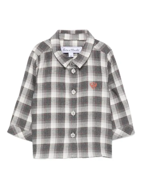 Tartine Et Chocolat checked cotton shirt