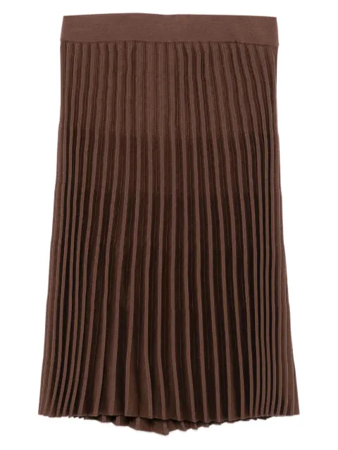 MRZ pleated knit skirt