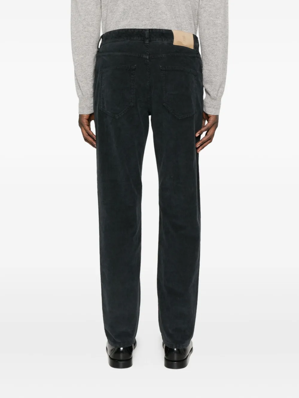 PT Torino Ribfluwelen broek Zwart