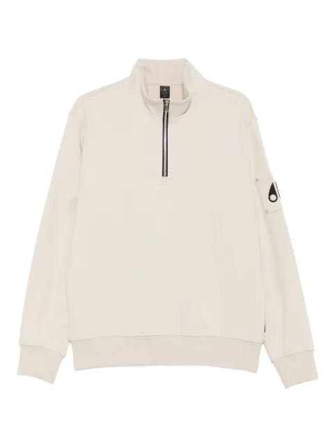 Moose Knuckles sudadera con parche del logo