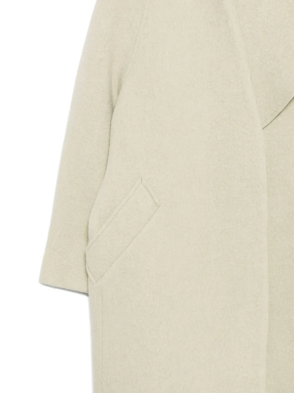 Christian Wijnants Callos asymmetrische jas Beige