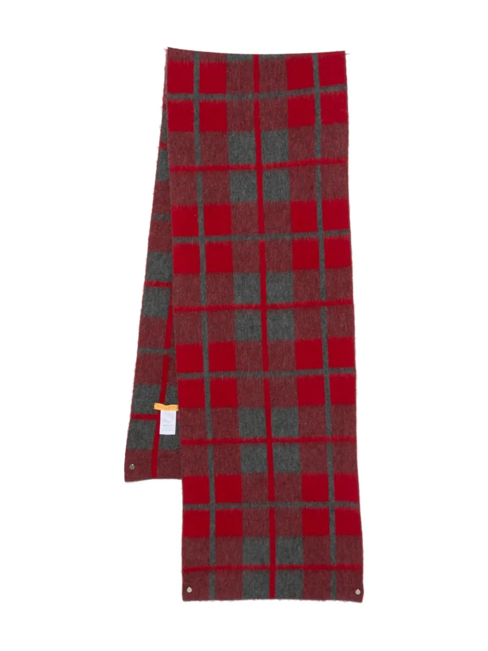 Guest In Residence Checked Scarf In Multi