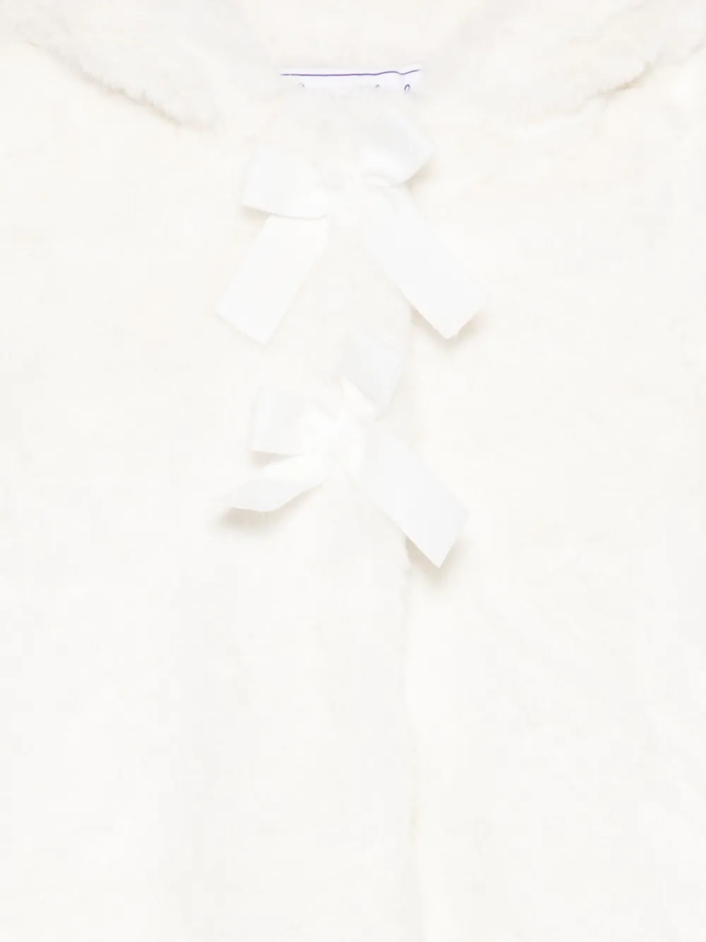 Tartine Et Chocolat Jas van imitatiebont Beige