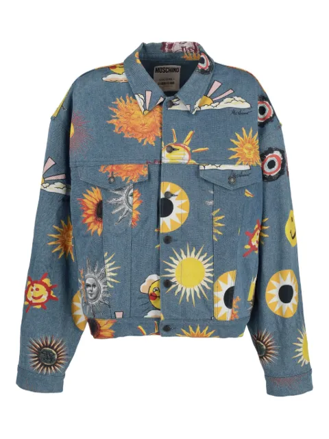 Moschino Pre-Owned printed shirt jacket