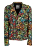 Moschino Pre-Owned patterned jacket - Blue