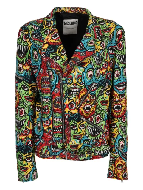 Moschino Pre-Owned patterned jacket