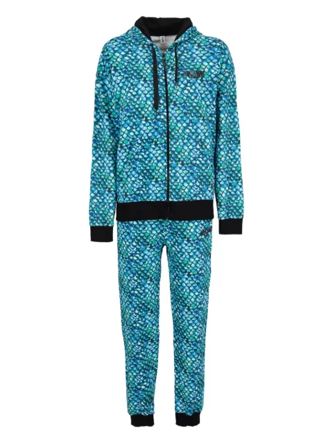 Moschino Pre-Owned patterned hoodie tracksuit set