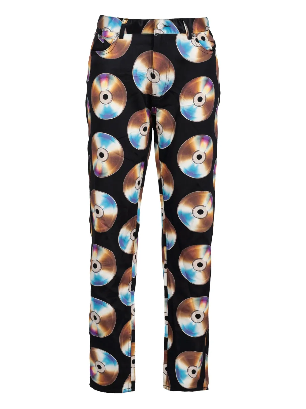 Moschino Pre-Owned x H&M Discs プリント パンツ セット - ブラック Moschino Pre-Owned x H&M Discs プリント パンツ セット - ブラック