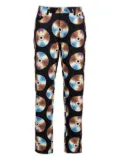 Moschino Pre-Owned x H&M Discs-print trousers (set of two) - Black