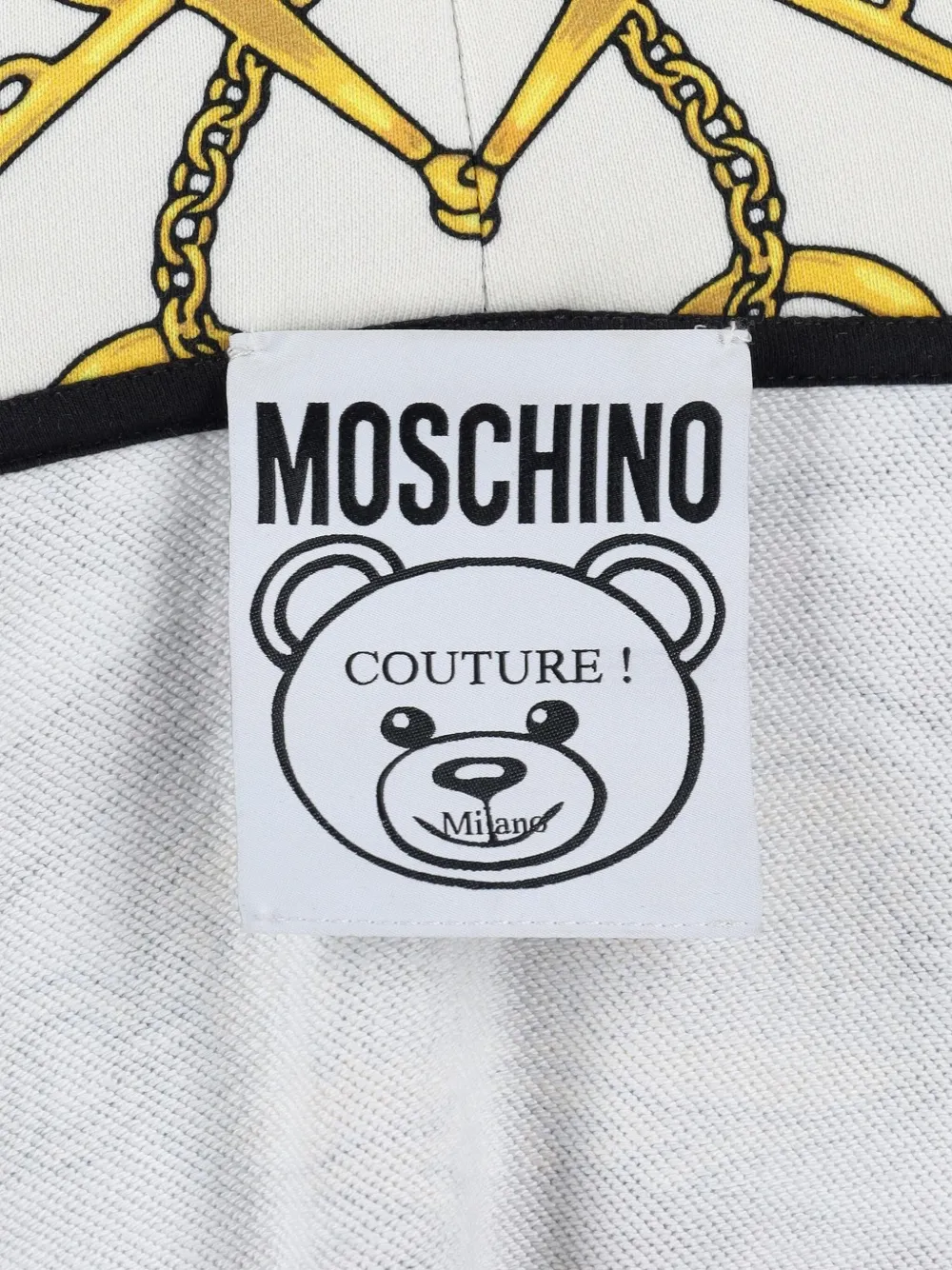 Pre-owned Moschino 2022-2023 Chain-print Tracksuit In Brown