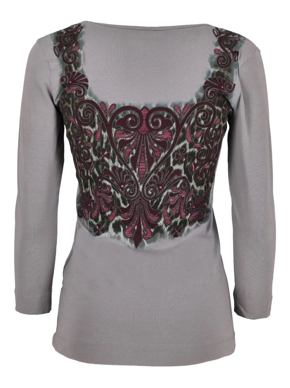 Just Cavalli Baroque-print T-shirt | Image 2