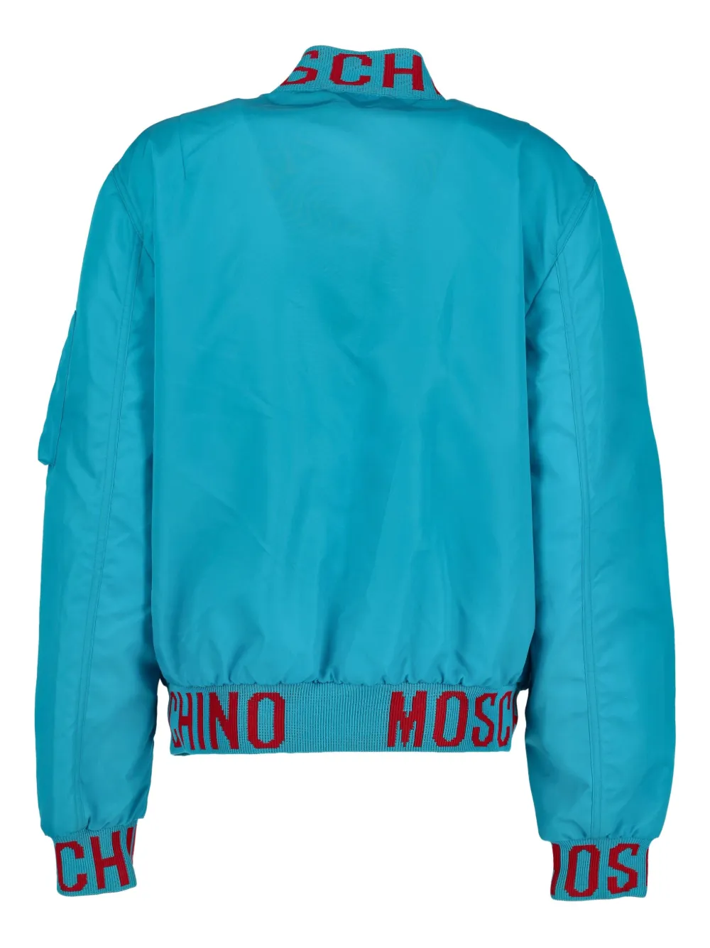 Moschino Pre-Owned logo-print bomber jacket | Image 2