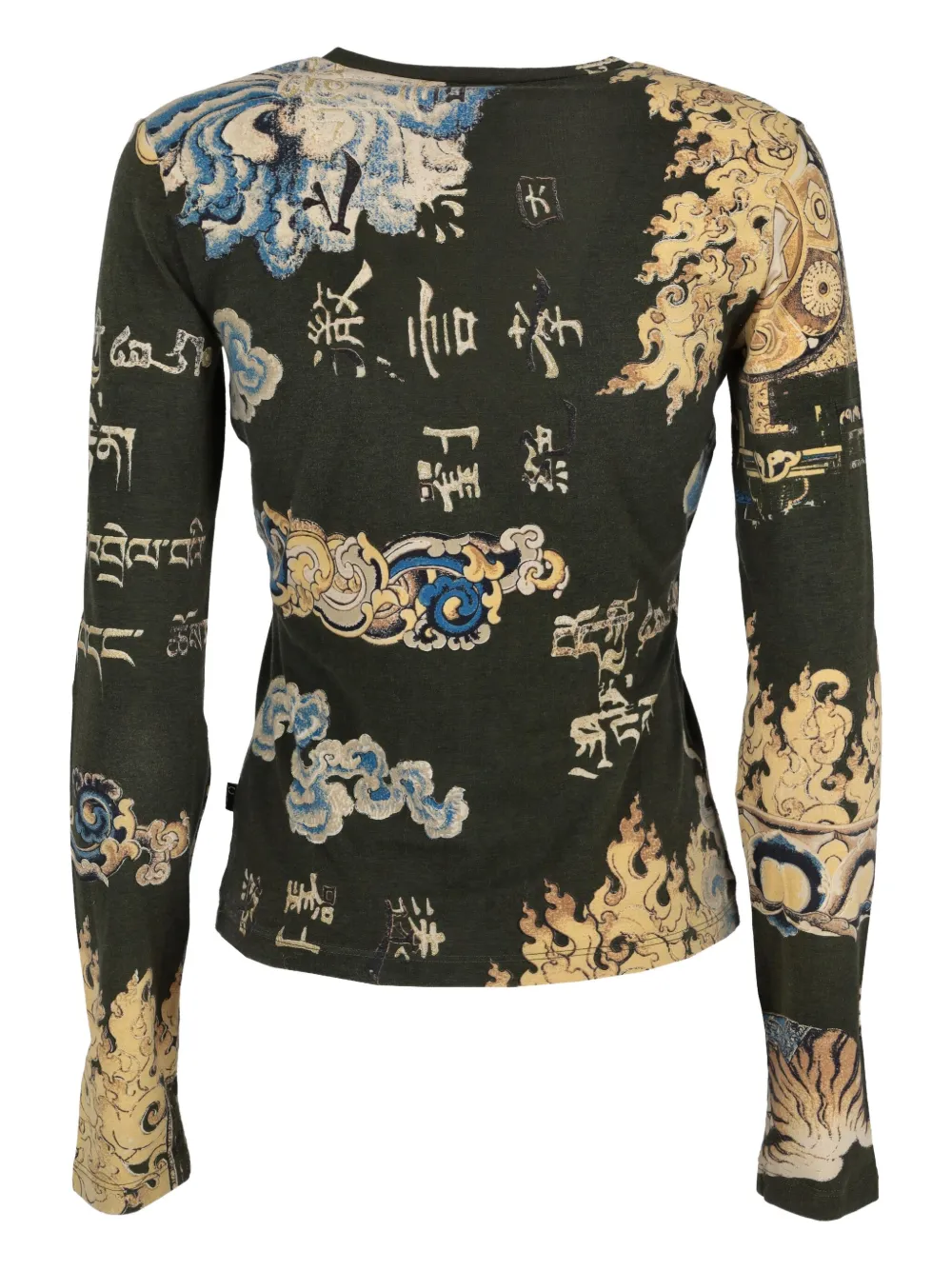 Just Cavalli Oriental-print top | Image 2