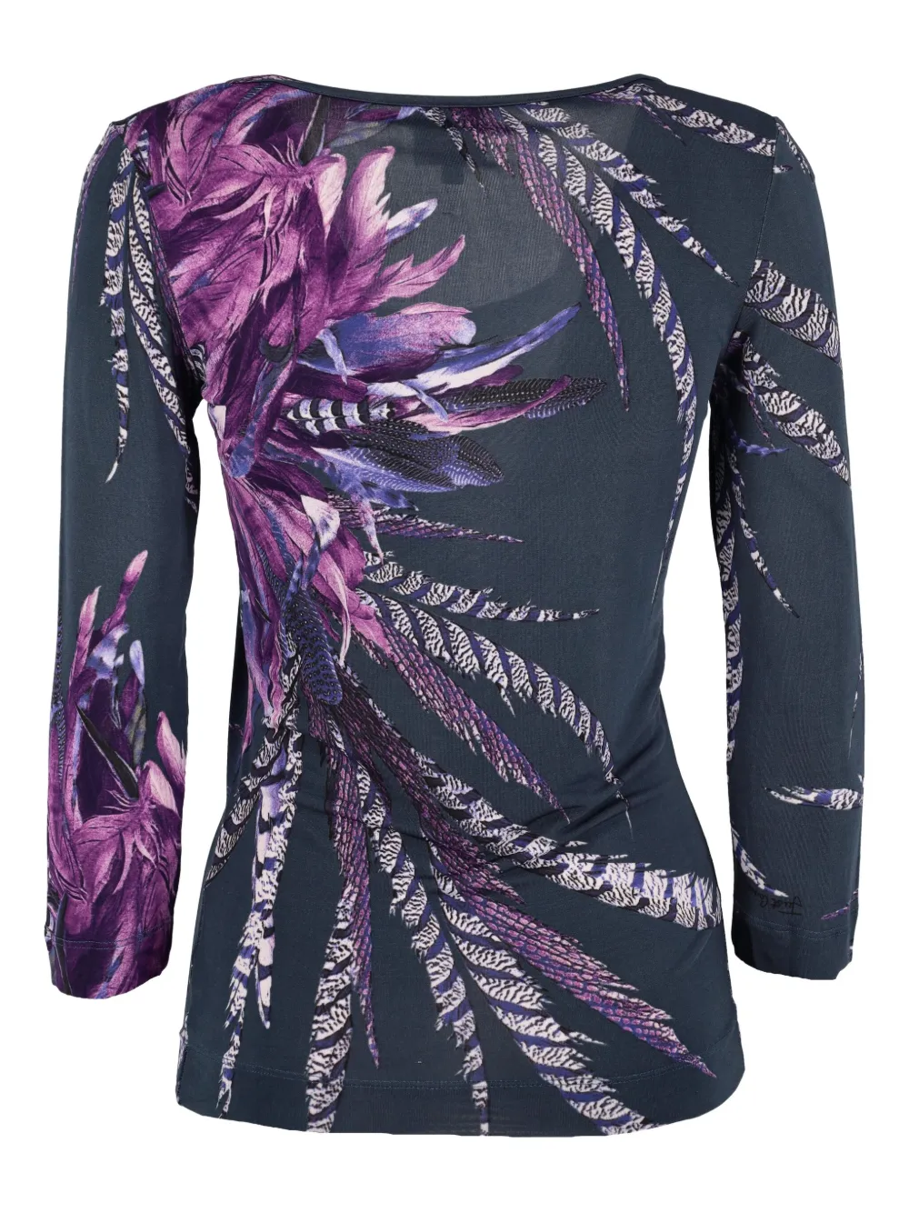 Just Cavalli Feather-print top | Image 2