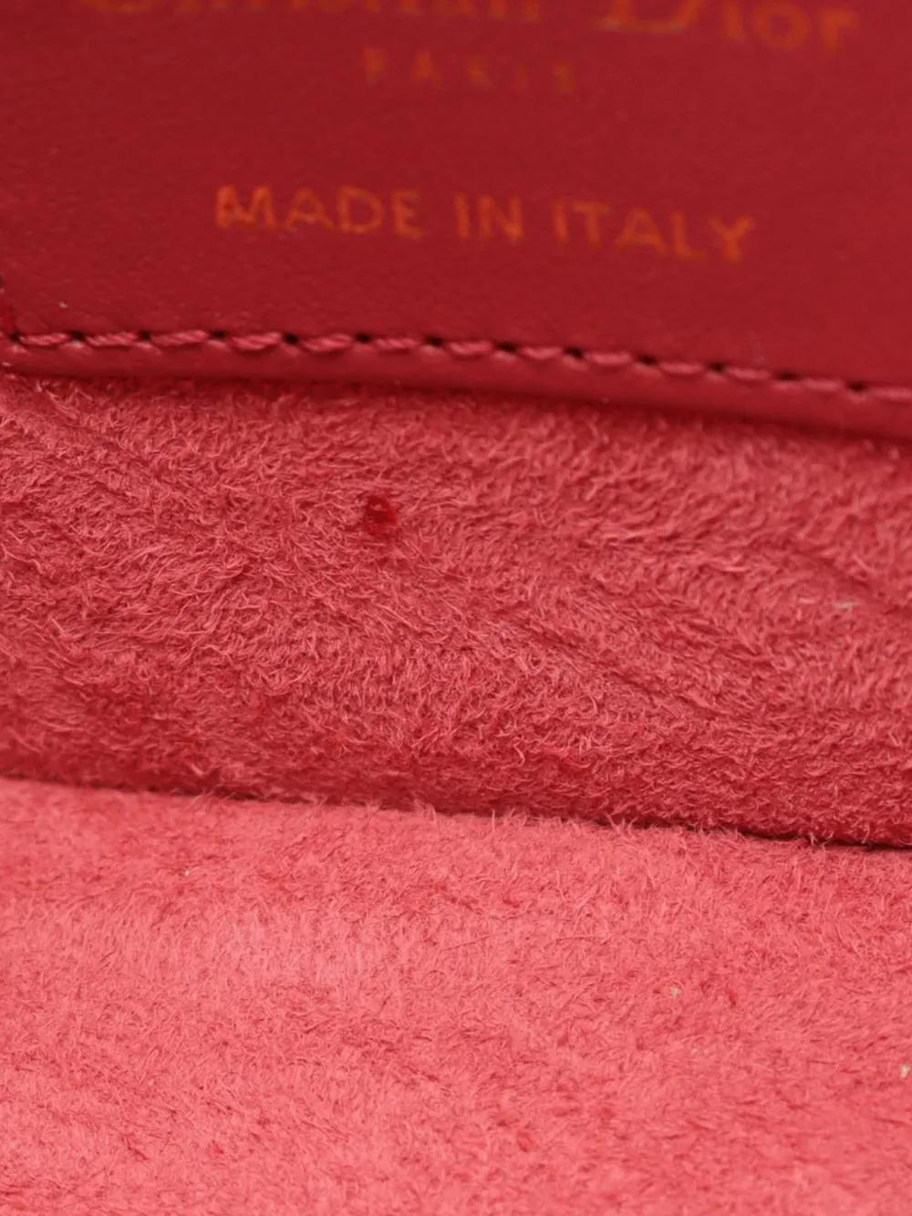 Christian Dior Pre-Owned 2021-2025 Micro Lambskin Cannage Lady Dior Vanity Case satchel | Pre-Owned | Image 2