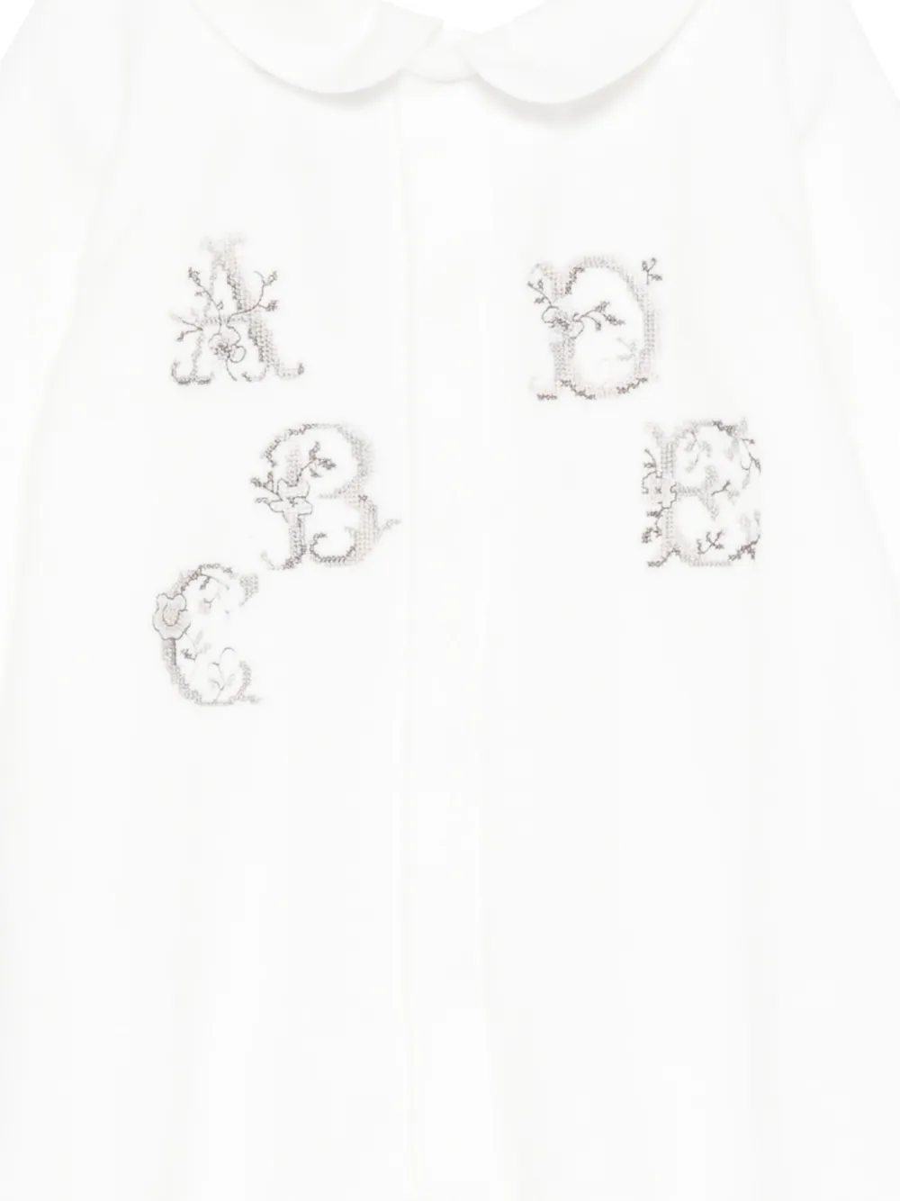 Tartine Et Chocolat Embroidered Babygrow In White