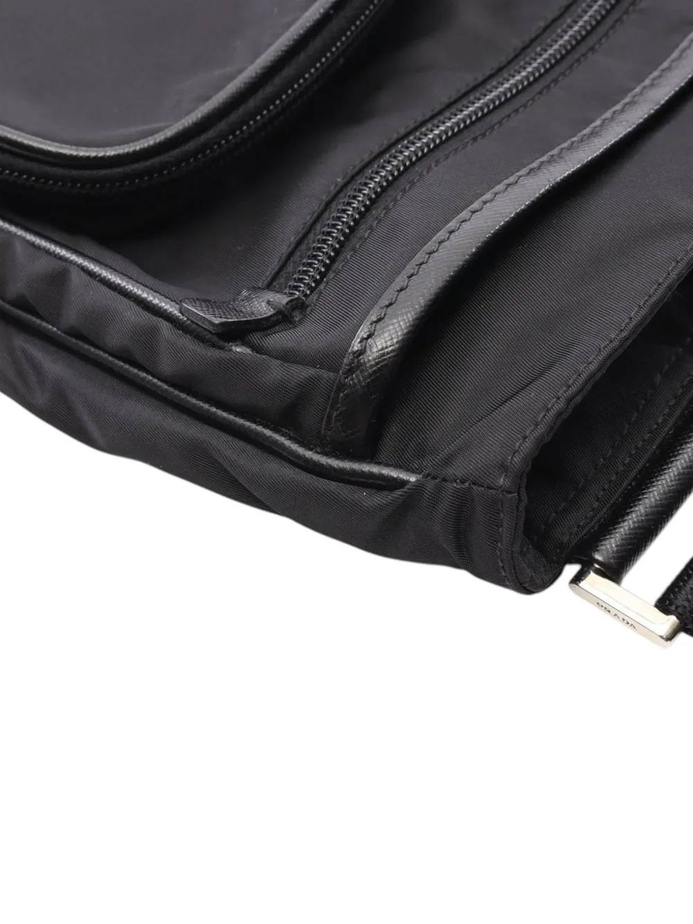 Prada Pre-Owned 2013-2025 Saffiano Trimmed Tessuto Zip Top crossbody bag | Pre-Owned | Image 2