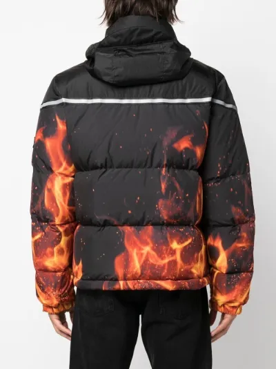 Flame deals print jacket