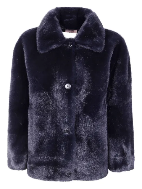 VALENTINI 1972 buttoned faux-fur jacket