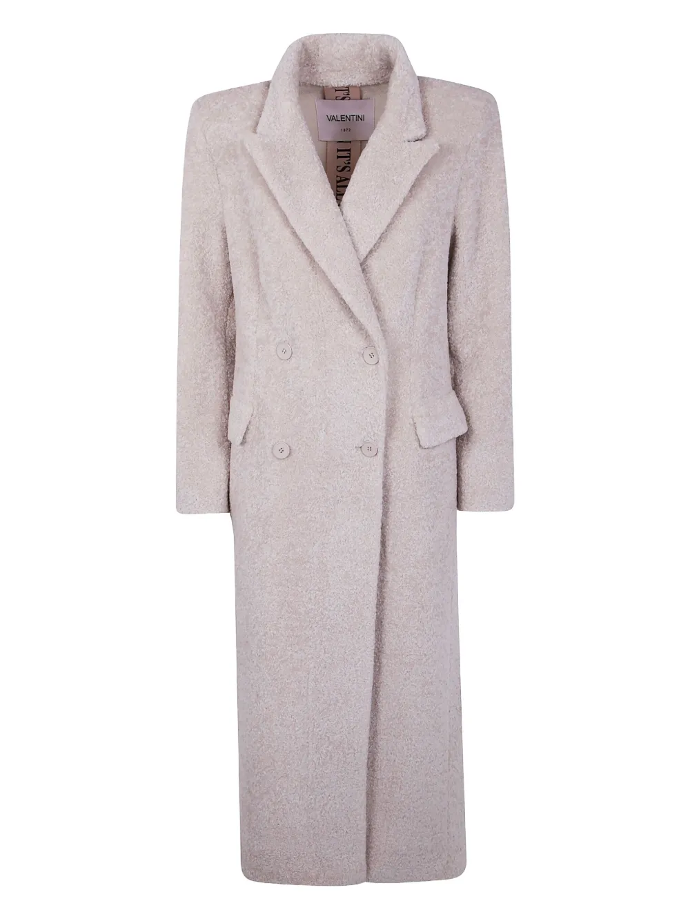 Valentini 1972 Double-breasted Coat In Pink