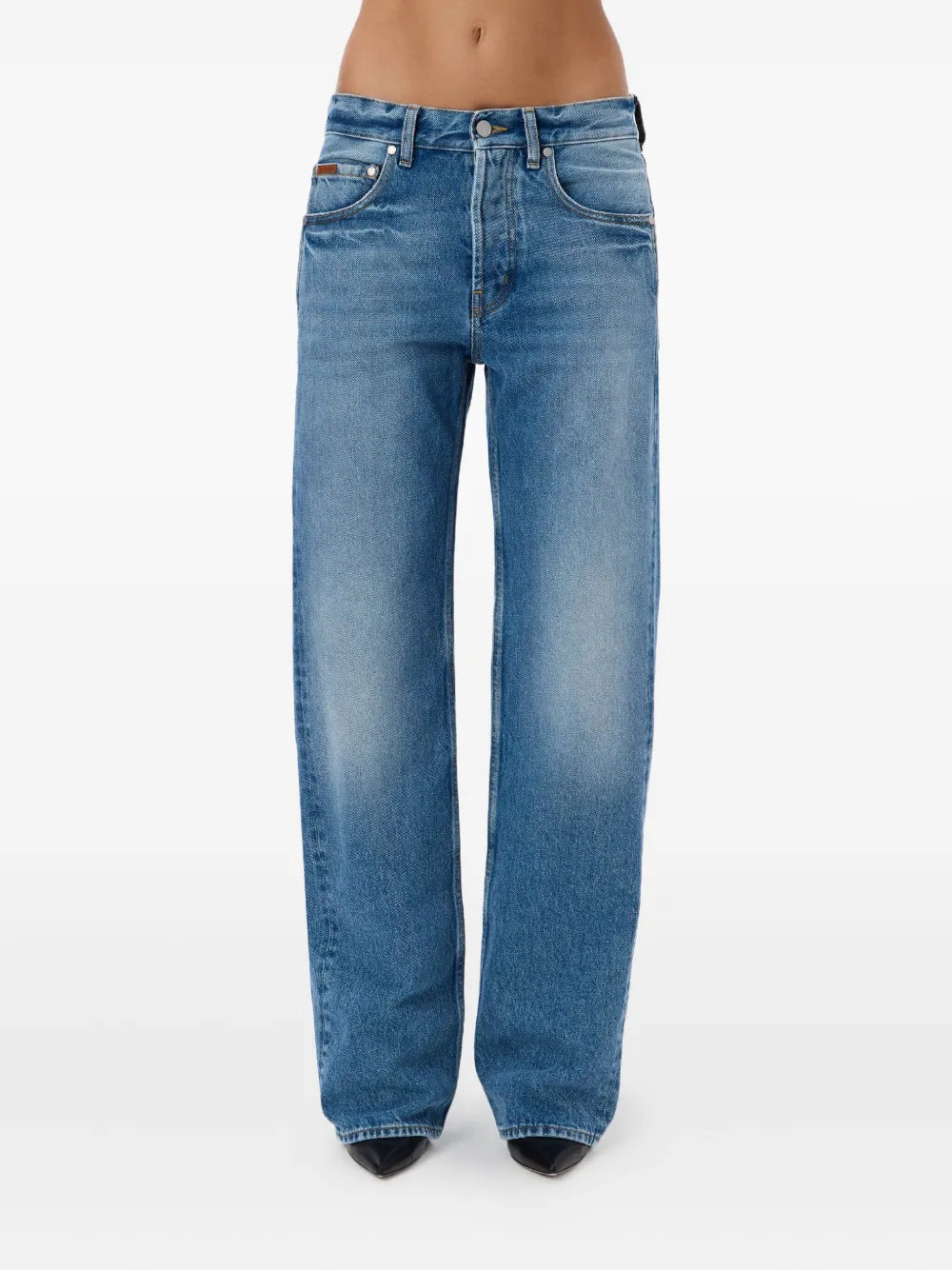 No44 cotton jeans - Blauw