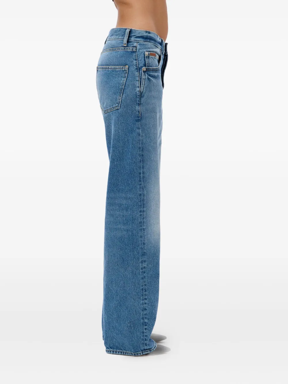 No44 Cotton Jeans In Multi