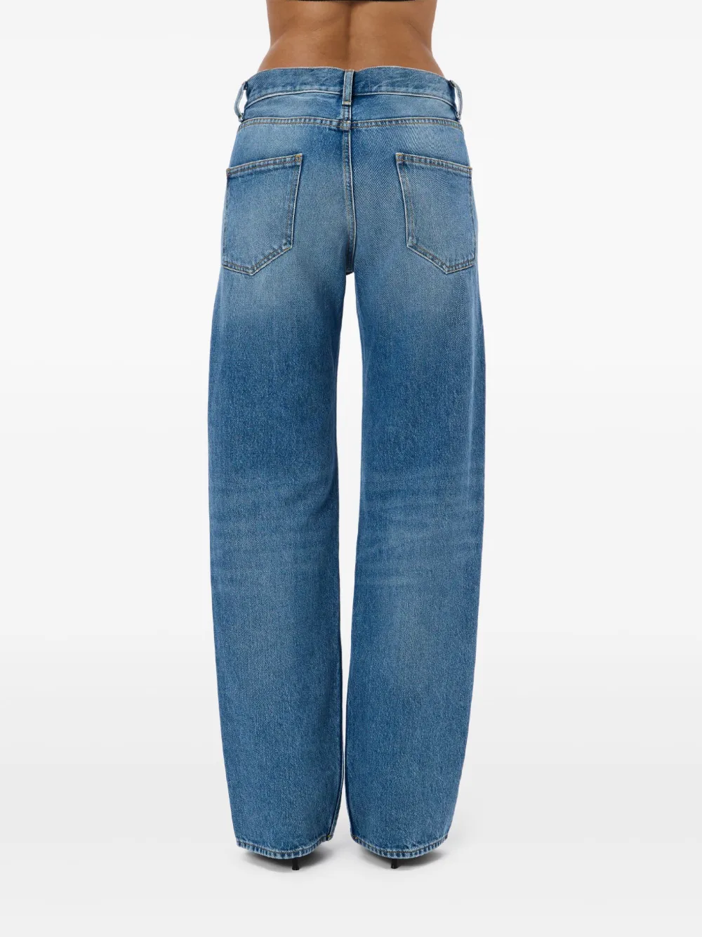No44 Katoenen jeans Blauw