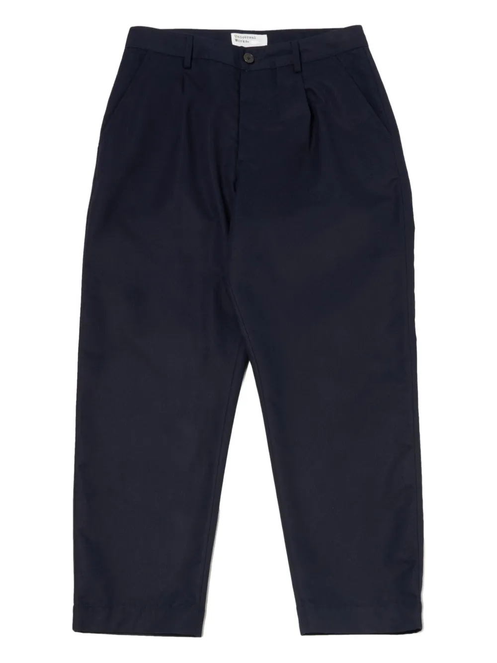 Universal Works Duke pleated-front trousers - ブラック Universal Works Duke pleated-front trousers - ブラック