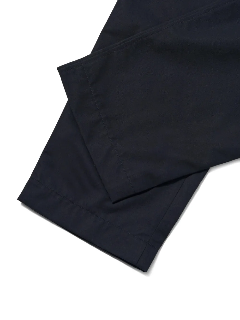 Universal Works Duke broek met geplooide voorkant Zwart