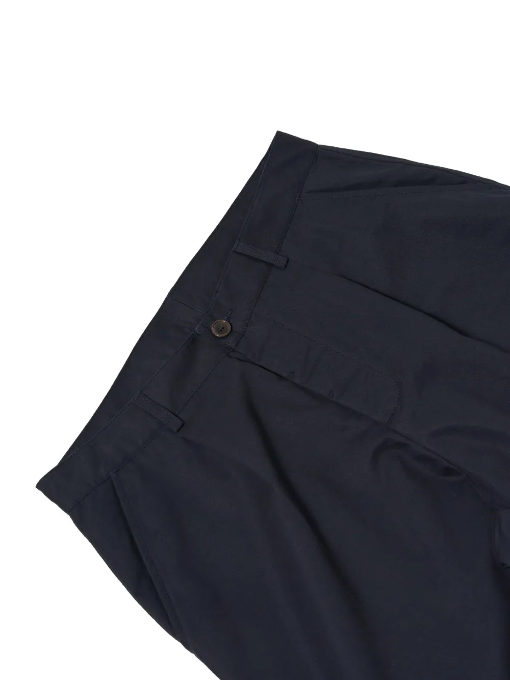 Universal Works Duke broek met geplooide voorkant Zwart