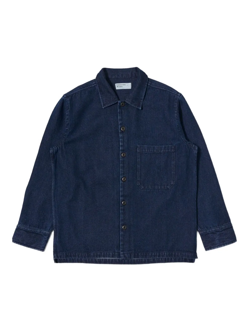 Universal Works Fatigue denim shirt - ブルー Universal Works Fatigue denim shirt - ブルー