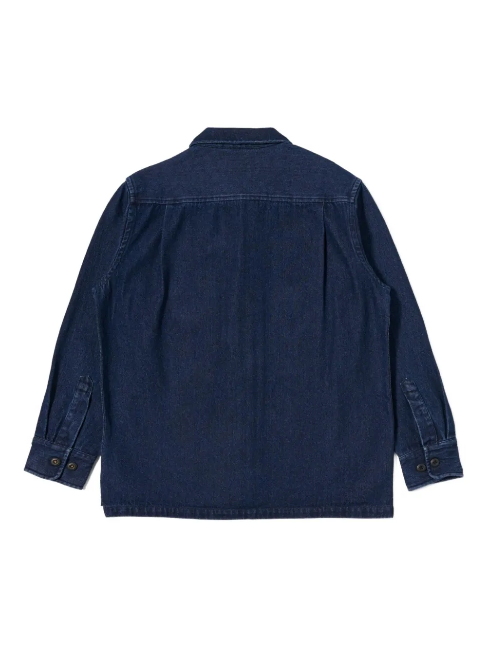 Universal Works Fatigue denim shirt - Blauw