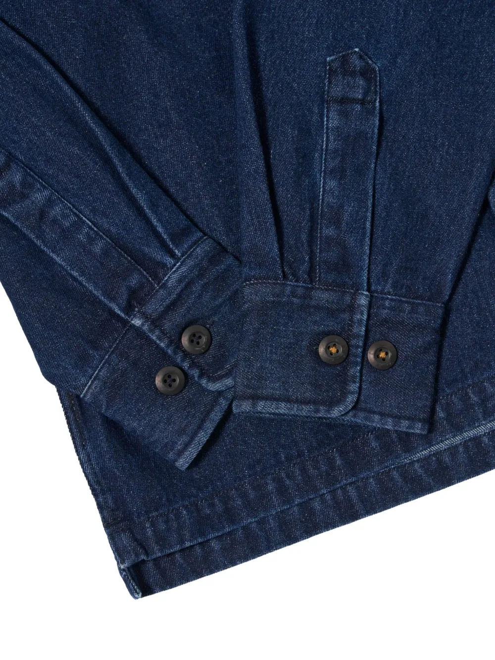 Universal Works Fatigue denim overhemd Blauw