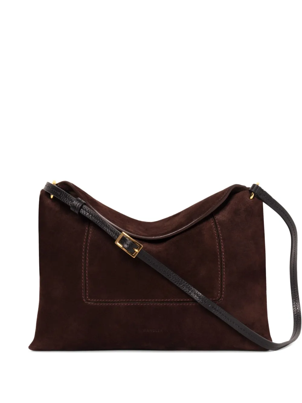 Wandler Penelope buckle shoulder bag - Marrone