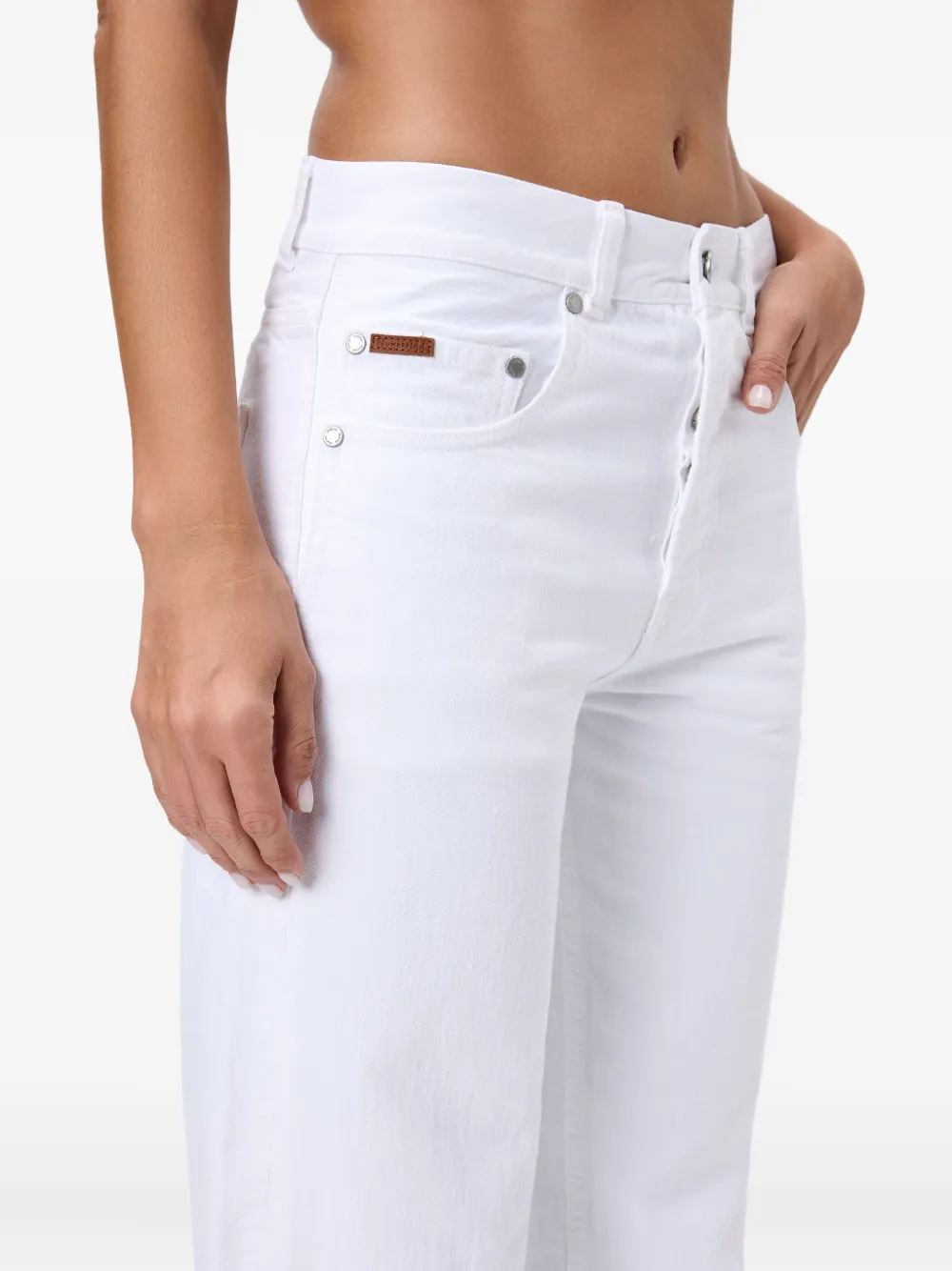 No44 Cotton Jeans In Multi