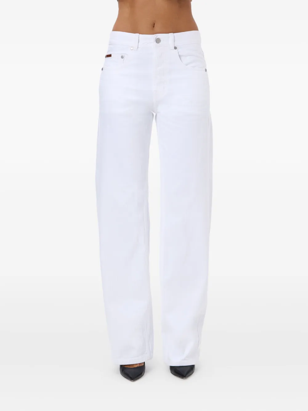 No44 Cotton Jeans In Multi
