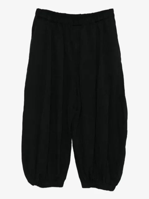 Black Comme Des Garçons pantalones con pinzas